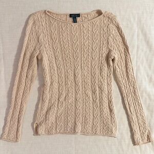 Ralph Lauren Cable Knit Sweater | Size M